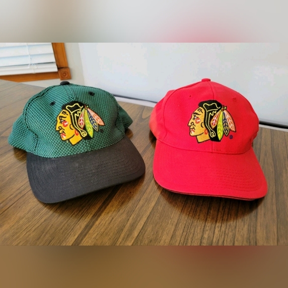 Vintage Chicago Blackhawks Hats - Picture 1 of 4